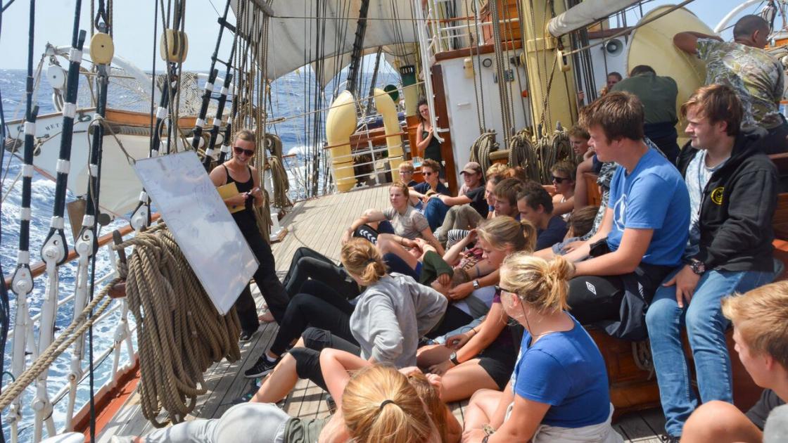 Estudiar en el extranjero vela buque escuela noruega vuelta al mundo